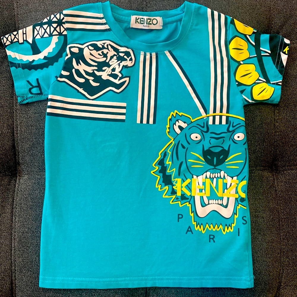 Kenzo Paris teal t-shirt - sz 5